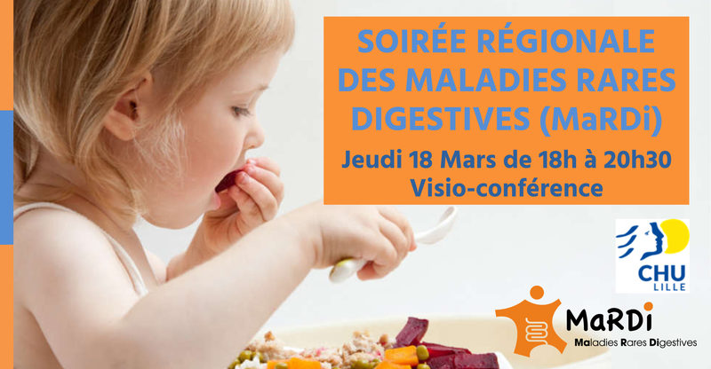 Soirée régionale Maladies Rares Digestives – Hauts-de-France