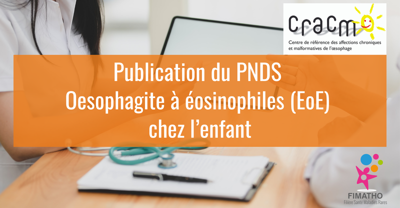 Publication du PNDS sur les Oesophagites à éosinophiles chez l'enfant