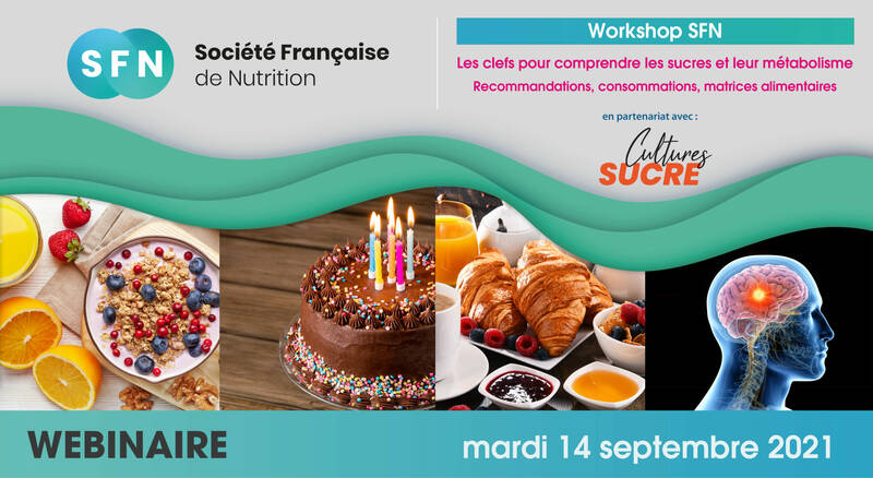 Workshop SFN “Les clefs pour comprendre les sucres et leur métabolisme : recommandations, consommations, matrices alimentaires”