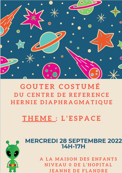 Goûter des familles - Centre de référence de la Hernie de Coupole Diaphragmatique