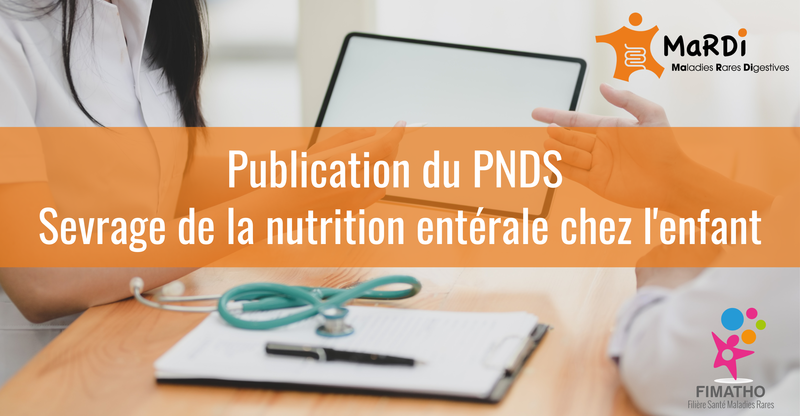 Le PNDS sur le Sevrage de la nutrition entérale chez l'enfant est disponible !