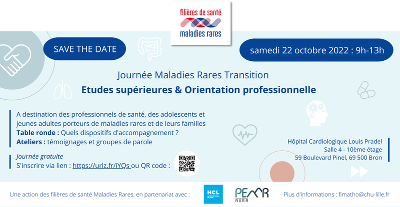 Journée transition maladies rares à Lyon : pensez à vous inscrire !