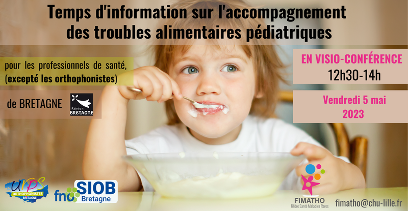 Temps d'information sur l’accompagnement des troubles alimentaires pédiatriques - BRETAGNE