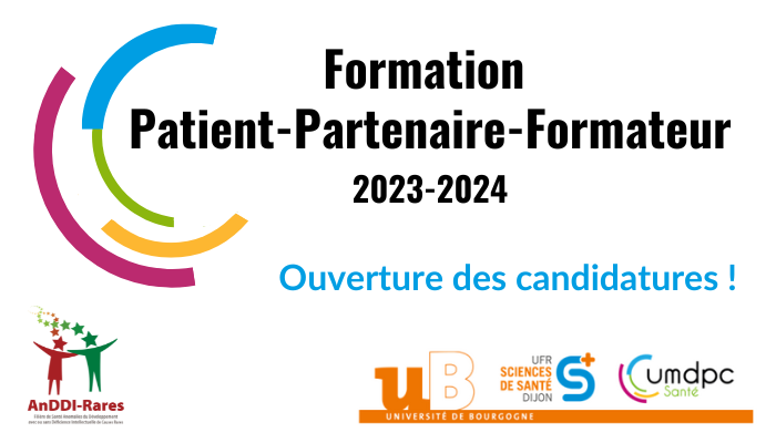 Les candidatures de la formation Patient Partenaire Formateur sont ouvertes !