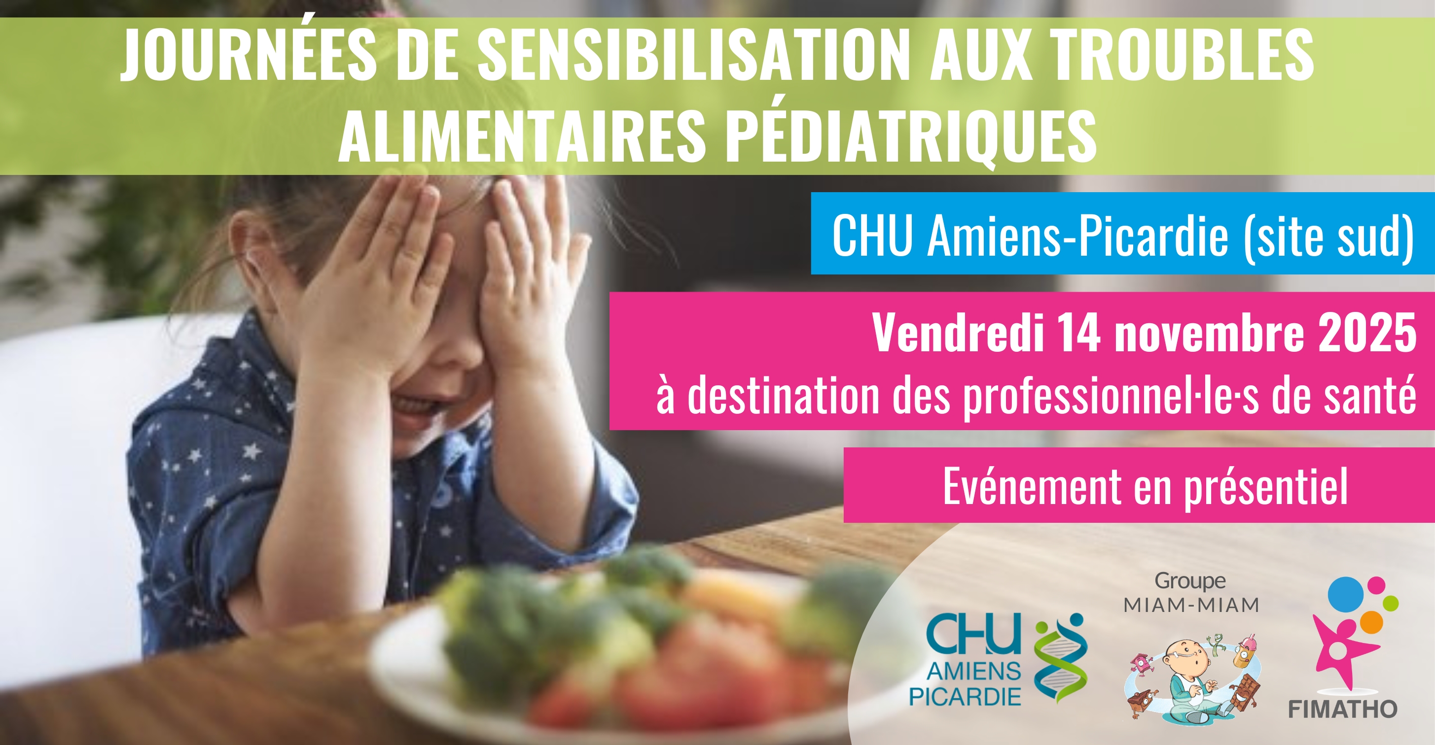 Journée de sensibilisation aux troubles alimentaires pédiatriques (professionnels) - Amiens