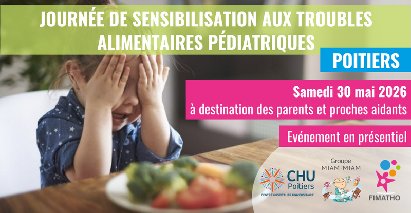 Journée de sensibilisation aux troubles alimentaires pédiatriques (familles) - Poitiers