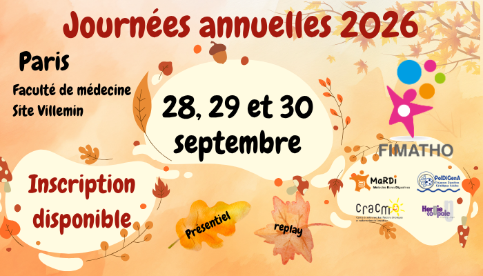 Inscriptions ouvertes Journées annuelles 2026