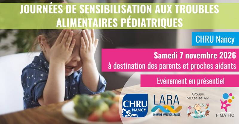 Journée de sensibilisation aux troubles alimentaires pédiatriques (familles) - Nancy