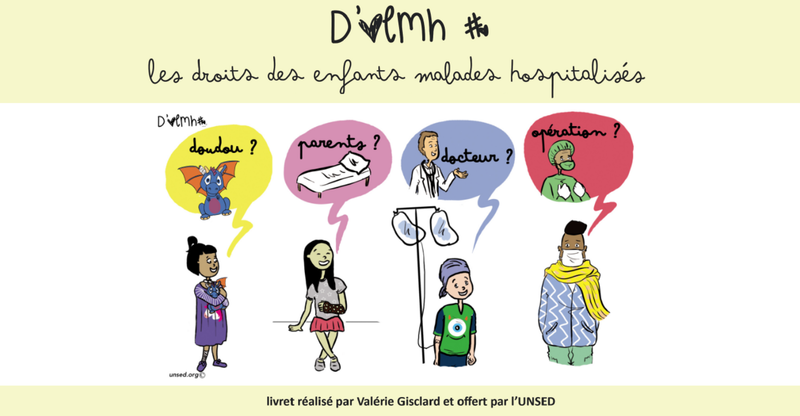 Publication d'un livret sur les droits des enfants malades hospitalisés