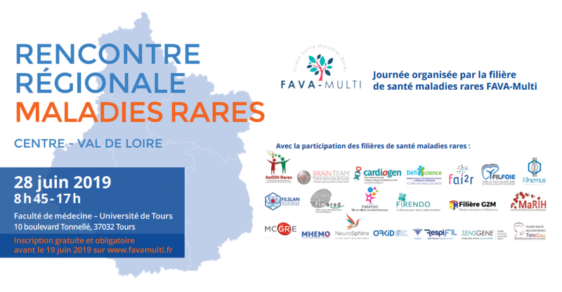 8ème rencontre régionale maladies rares à Tours le 28 juin !