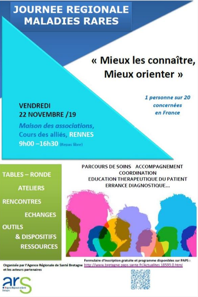Journée régionale maladies rares à Rennes
