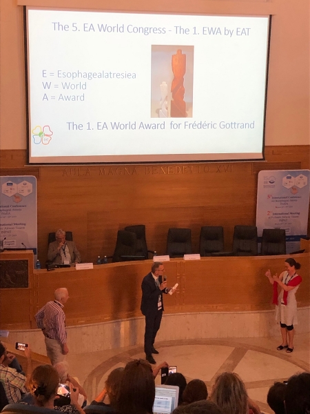 24 Juin 2019 - 5th international conference on esophageal atresia (InOEA) -Rome (Italy)