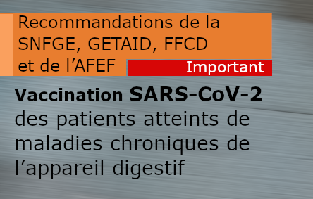 Recommandations pour la vaccination contre le SARS-CoV-2 des patients atteints de maladies chroniques de l’appareil digestif 